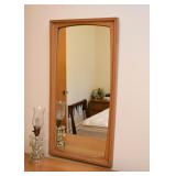 MCM Lowboy Chest of Drawers / Dresser  with 2 Mirrors by John M. Smyth Co.