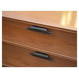 MCM Lowboy Chest of Drawers / Dresser  with 2 Mirrors by John M. Smyth Co.