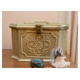 Vintage Sewing Box (faux wood)