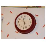 Red Wall Clock