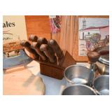 Cutlery Set with Wood Block