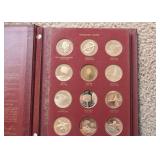 Solid Bronze Proof Set - First Edition Commemorative Coins - America in Space