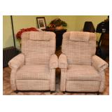 Pair of Recliners / Reclining Chairs