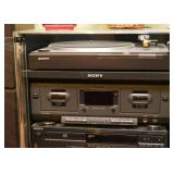Vintage Sony Stereo System (with a Philips Dual Cassette Deck)