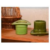 Pottery Hat Planters