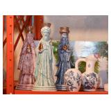 Christmas Decor, Vintage Pottery