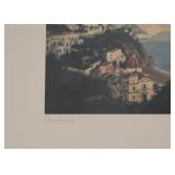 Framed Artwork - Positano, Signed