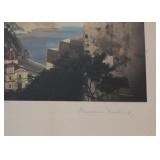 Framed Artwork - Positano, Signed