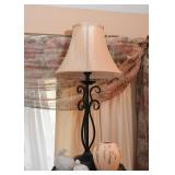 Black Metal Table Lamps (there are a pair of these)