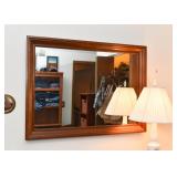 Wood Framed Wall Mirror