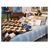 Sleep Number Mattress & Box Spring, Bed Linens