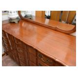 Lowboy Chest of Drawers / Dresser with Mirror