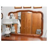 Lowboy Chest of Drawers / Dresser with Mirror