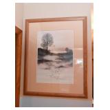 Framed Artwork, Signed