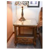 Vintage End Table with Drawer