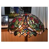 Stained Glass Table Lamp, Claw Feet
