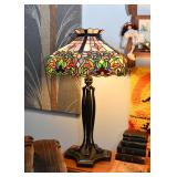 Stained Glass Table Lamp, Claw Feet