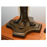 Stained Glass Table Lamp, Claw Feet