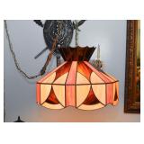 Stained Glass Swag Lamp