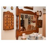 Wood Framed Wall Mirror