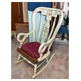 Pretty Painted Rocking Chair