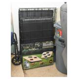 Large Dog Crate, Bean Bag Game