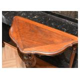 Carved Wood Side Table with Eagle Carved Wood Side Table with Eagle