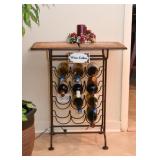 Wine Rack Table (Tile Top)