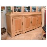 Lighted China Cabinet with Glass Shelves Lighted China Cabinet with Glass Shelves