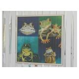 Framed Frogs Print