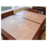 Kitchen / Dining Table & 4 Chairs (Inset Tile Top)