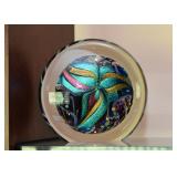 Art Glass Sculpture / Paperweight, Signed & Dated