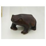 Leather Frog Figurine Leather Frog Figurine