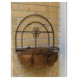 Rusty Iron Wall Planter