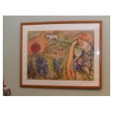 Framed Marc Chagall Art Print