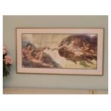 Framed Michelangelo Art Print Framed Michelangelo Art Print