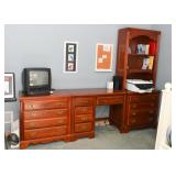 Traditional Style Chest of Drawers, Desk & Chest with Bookcase Hutch Traditional Style Chest of Drawers, Desk & Chest with Bookcase Hutch