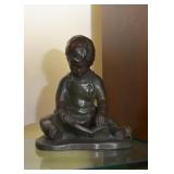 Figurine / Statue of Child Reading