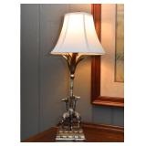 African Themed Table Lamp (2 Giraffes)