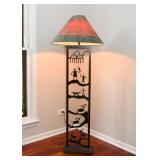 African Metal Floor Lamp