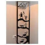 African Metal Floor Lamp