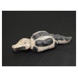 Raku Pottery African Animal Figurines - Made in South Africa (Alligator)