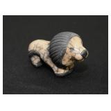 Raku Pottery African Animal Figurines - Made in South Africa (Lion)