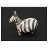 Raku Pottery African Animal Figurines - Made in South Africa (Zebra)