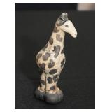 Raku Pottery African Animal Figurines - Made in South Africa (Giraffe)