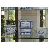 Blue & White Planters