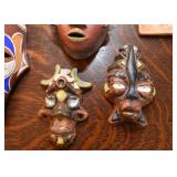 Miniature African Masks / Wall Hangings