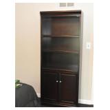 Bookcase / Bookshelf with Lower Cabinet