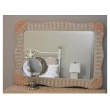 Pretty Contemporary Wicker Vanity & Chair