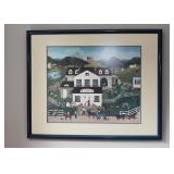 Framed Artwork / Lithograph - Linda Nelson Stocks, Signed & Numbered